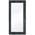Espejo de pared estilo barroco 100x50 cm negro