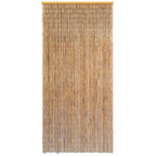 Cortina para puerta 90x200 cm bambú