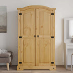Armario madera de pino Mexicano estilo Corona 2 Puertas