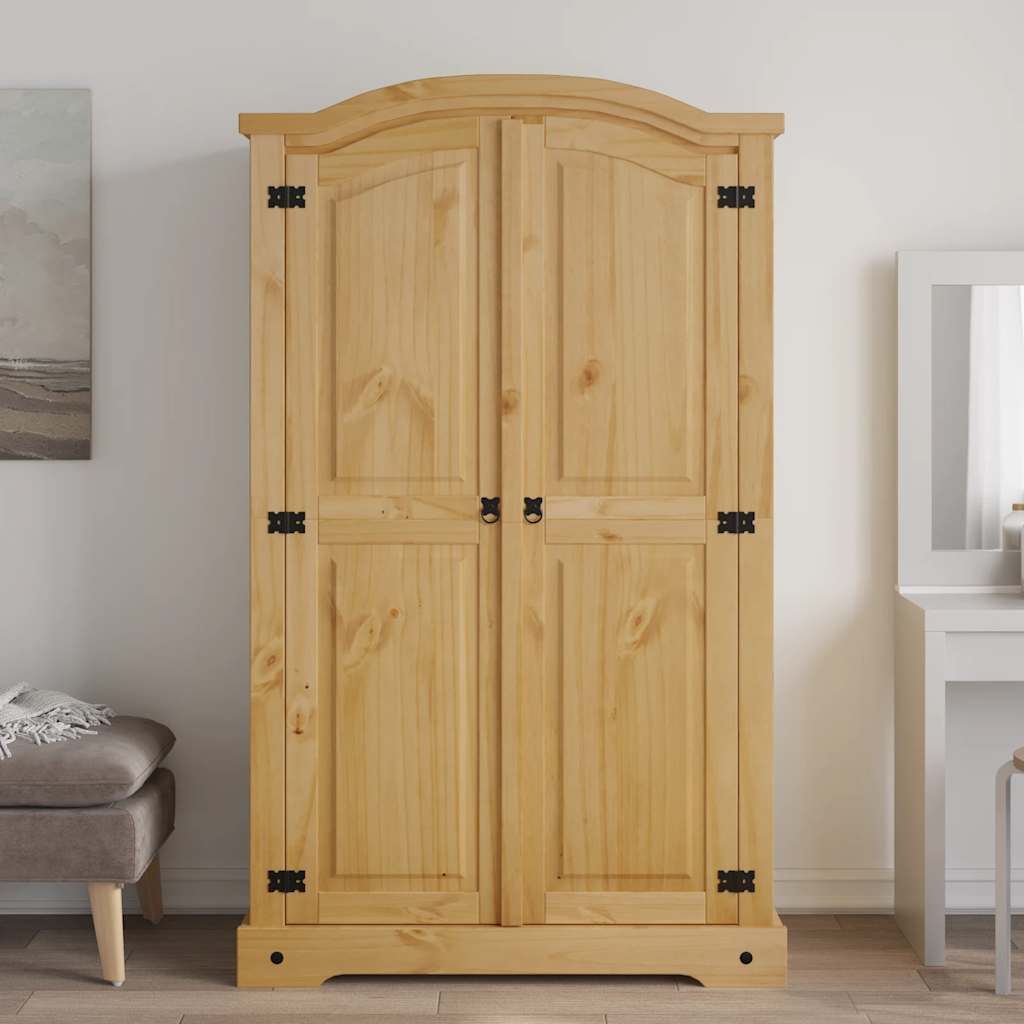 Armario madera de pino Mexicano estilo Corona 2 Puertas