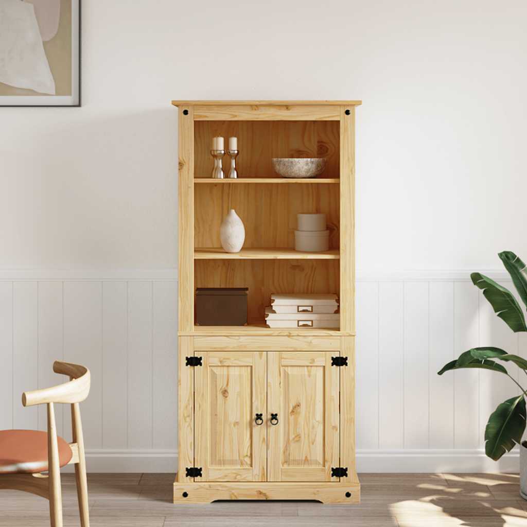 Aparador Corona Range de pino mexicano 80x40x170 cm