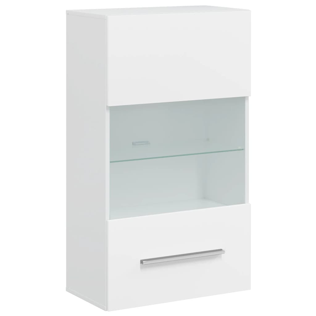 Juego de muebles de salón 5 piezas con iluminación LED blanco