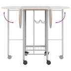 Conjunto de comedor plegable 5 piezas MDF