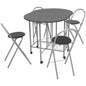 Conjunto de comedor plegable 5 piezas MDF