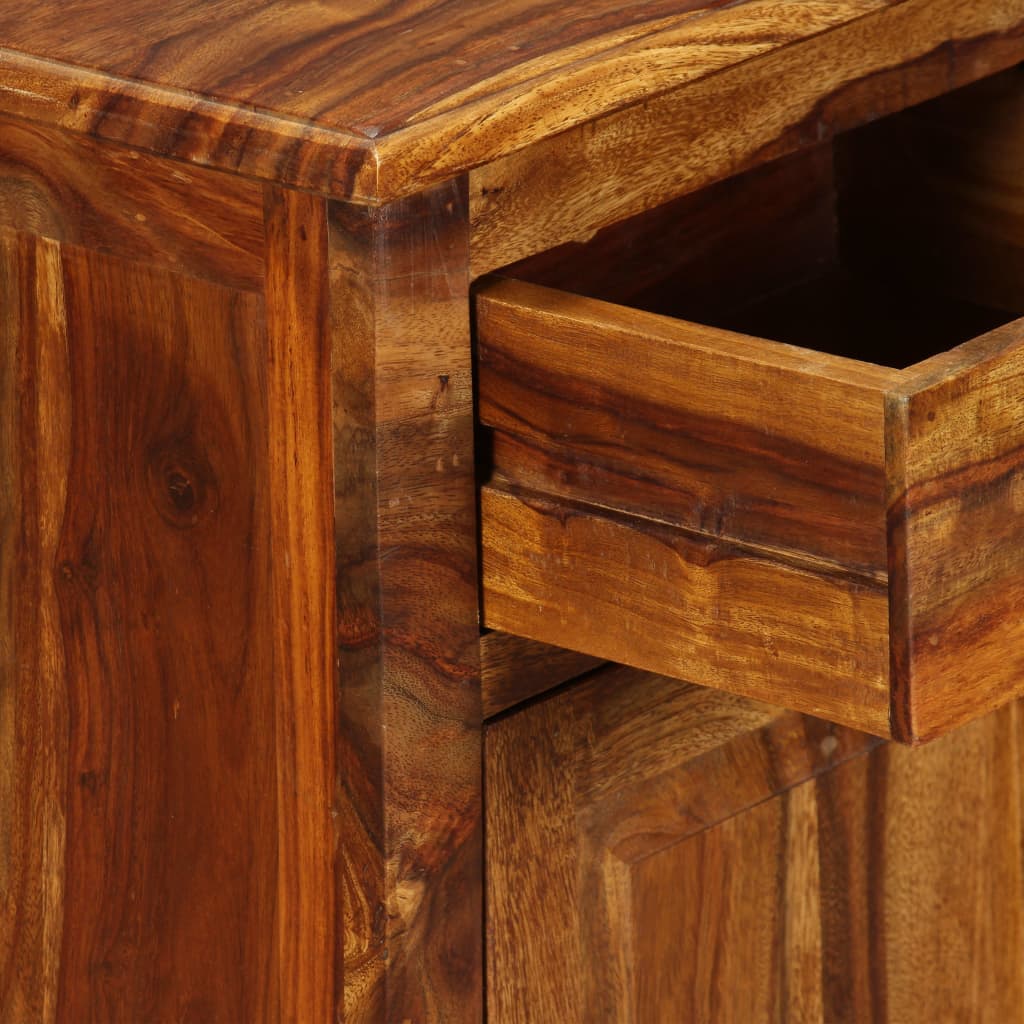 Mesitas de noche 2 uds madera maciza de acacia 40x30x50 cm