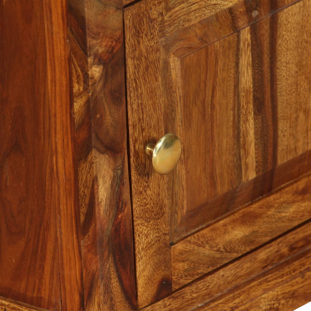 Mesitas de noche 2 uds madera maciza de acacia 40x30x50 cm
