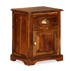 Mesitas de noche 2 uds madera maciza de acacia 40x30x50 cm