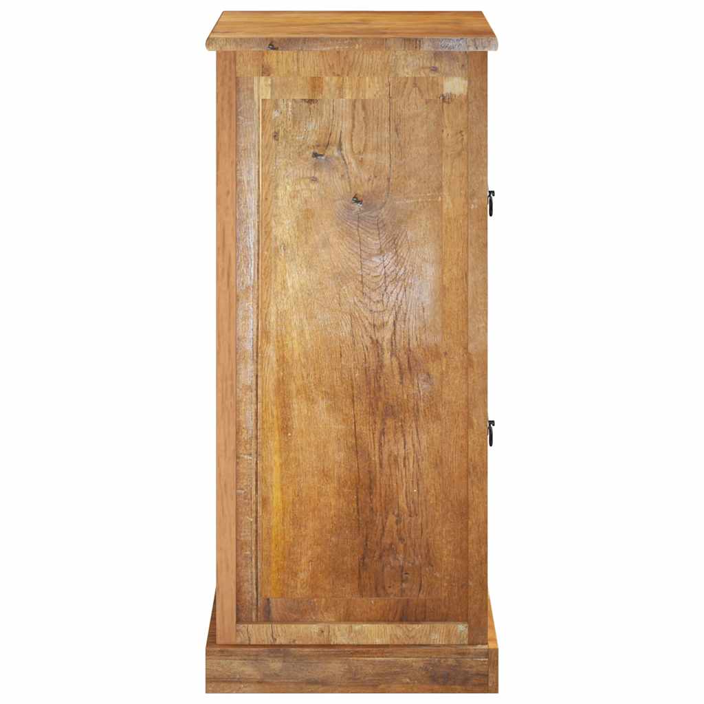 Zapatero de 4 niveles con cajón madera maciza reciclada