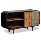 Mueble de TV madera reciclada 90x30x48 cm