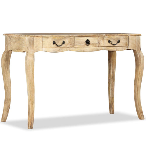 Mesa consola de madeira maciça de manga 120x50x80 cm