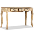 Mesa consola de madera maciza de mango 120x50x80 cm