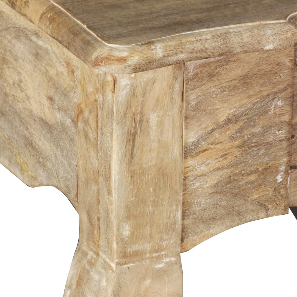 Mesa consola de madera maciza de mango 120x50x80 cm