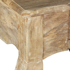 Mesa consola de madera maciza de mango 120x50x80 cm