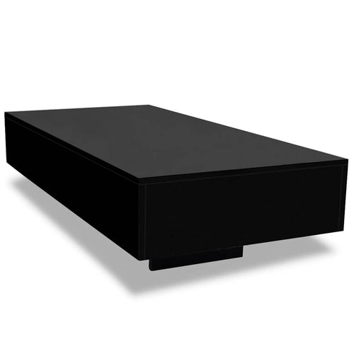 Glossy black coffee table