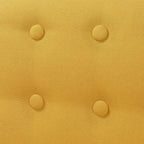 Sillón de tela amarillo