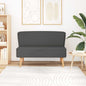 Dark gray fabric sofa 117x55.5x77 cm