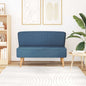 2-Seater Artificial Suede Leather Sofa 137x73x82 cm