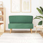 2-Seater Artificial Suede Leather Sofa 137x73x82 cm