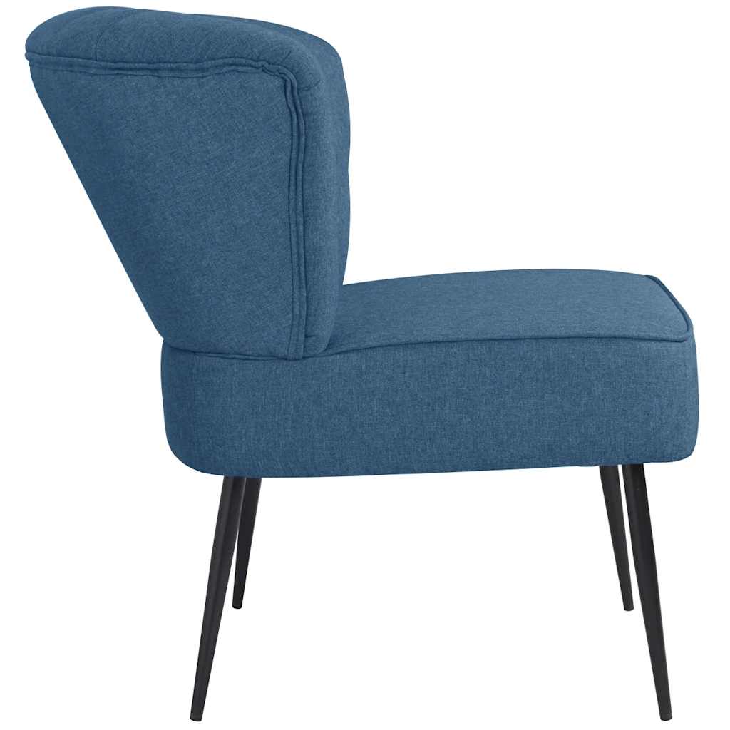 Sillón de cóctel tela azul