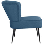 Sillón de cóctel tela azul