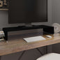Mueble TV/Elevador de monitor cristal verde 100x30x13 cm
