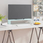 Mueble TV/Elevador de monitor cristal verde 100x30x13 cm
