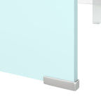 Mueble TV/Elevador de monitor cristal verde 100x30x13 cm
