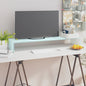 Mueble TV/Elevador de monitor cristal verde 100x30x13 cm
