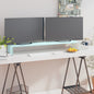 Mueble TV/Elevador de monitor cristal verde 100x30x13 cm