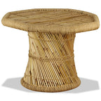 Mesa de centro octogonal de bambú 60x60x45 cm