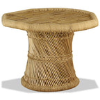 Mesa de centro octogonal de bambú 60x60x45 cm