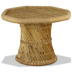Mesa de centro octogonal de bambú 60x60x45 cm