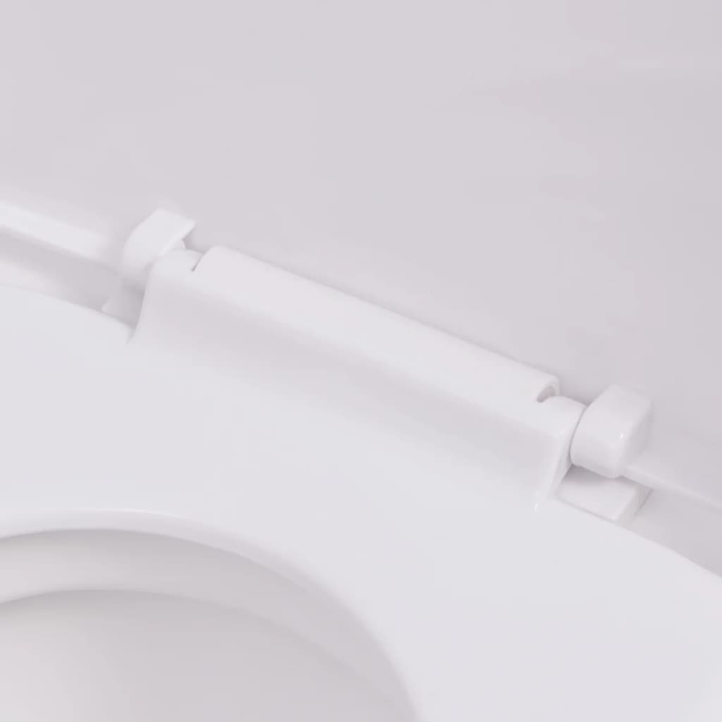 Inodoro de montaje en pared de cerámica blanco