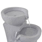 Fuente de agua de interior con LED de poliresina