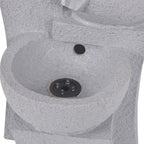 Fuente de agua de interior con LED de poliresina