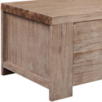 Mueble para TV madera maciza de acacia cepillada 140x38x40 cm