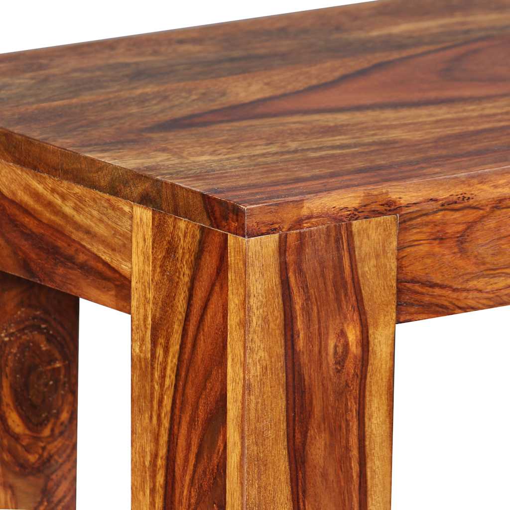 Banco de madera maciza de acacia 110x35x45 cm