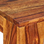 Banco de madera maciza de acacia 110x35x45 cm