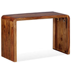 Aparador/escritorio madera maciza de acacia marrón