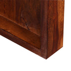 Aparador/escritorio madera maciza de acacia marrón