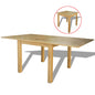 Mesa extensível de carvalho 170x85x75 cm