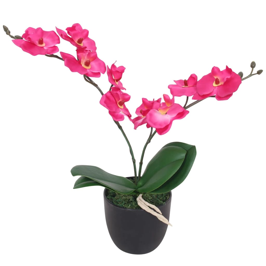 Planta artificial árbol de arce con macetero rojo 120 cm
