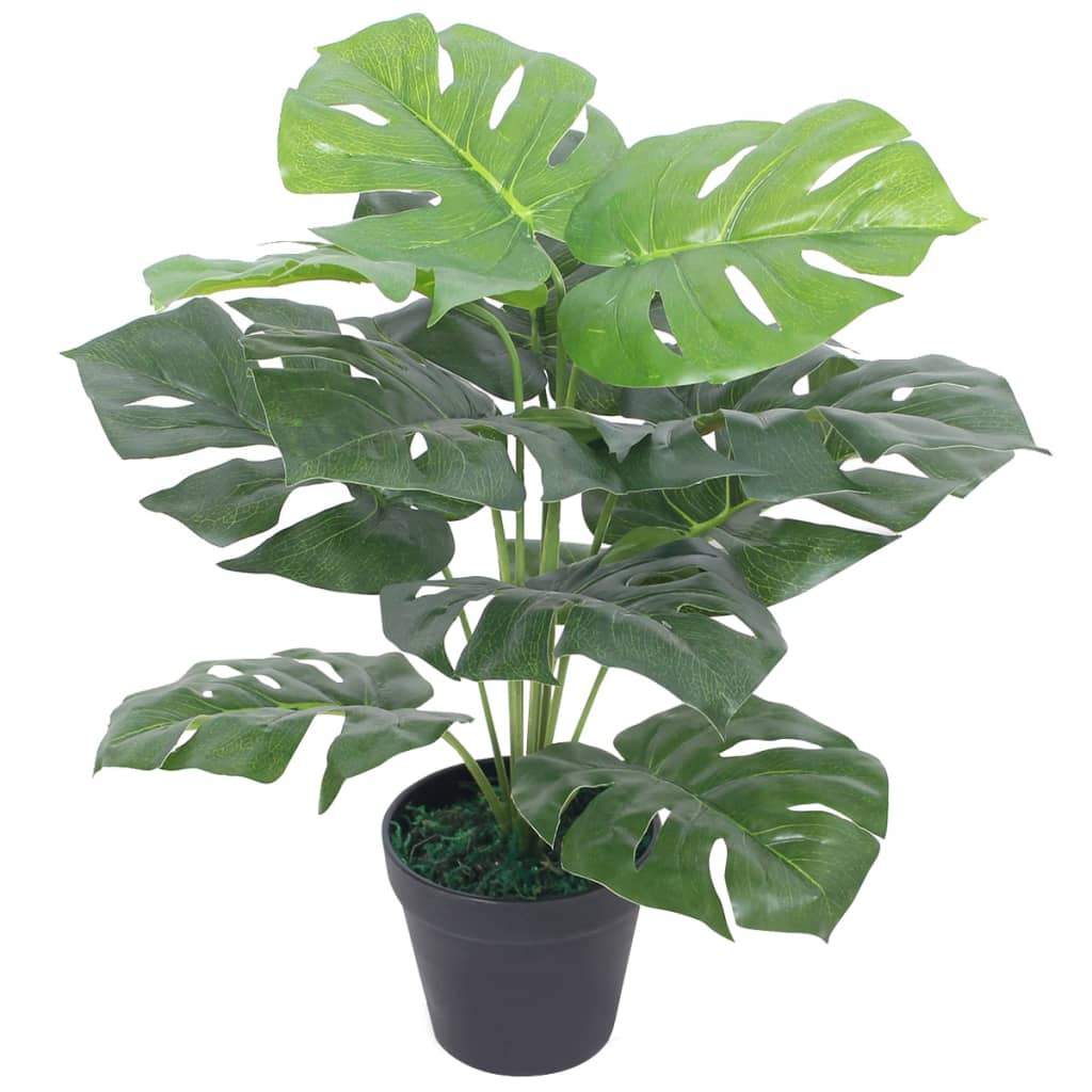 Árbol bananero artificial con macetero 175 cm verde
