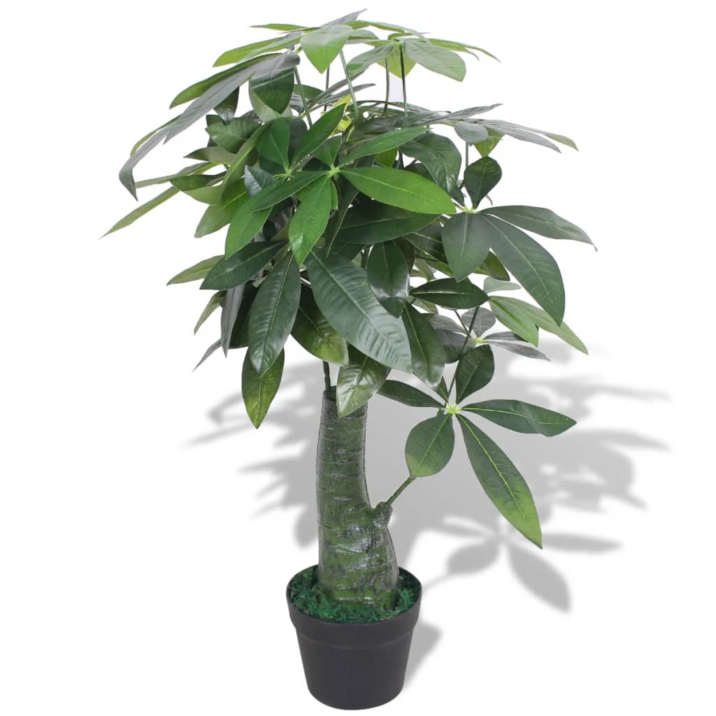 Árbol bananero artificial con macetero 150 cm verde