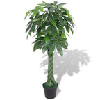 Árbol bananero artificial con macetero 150 cm verde