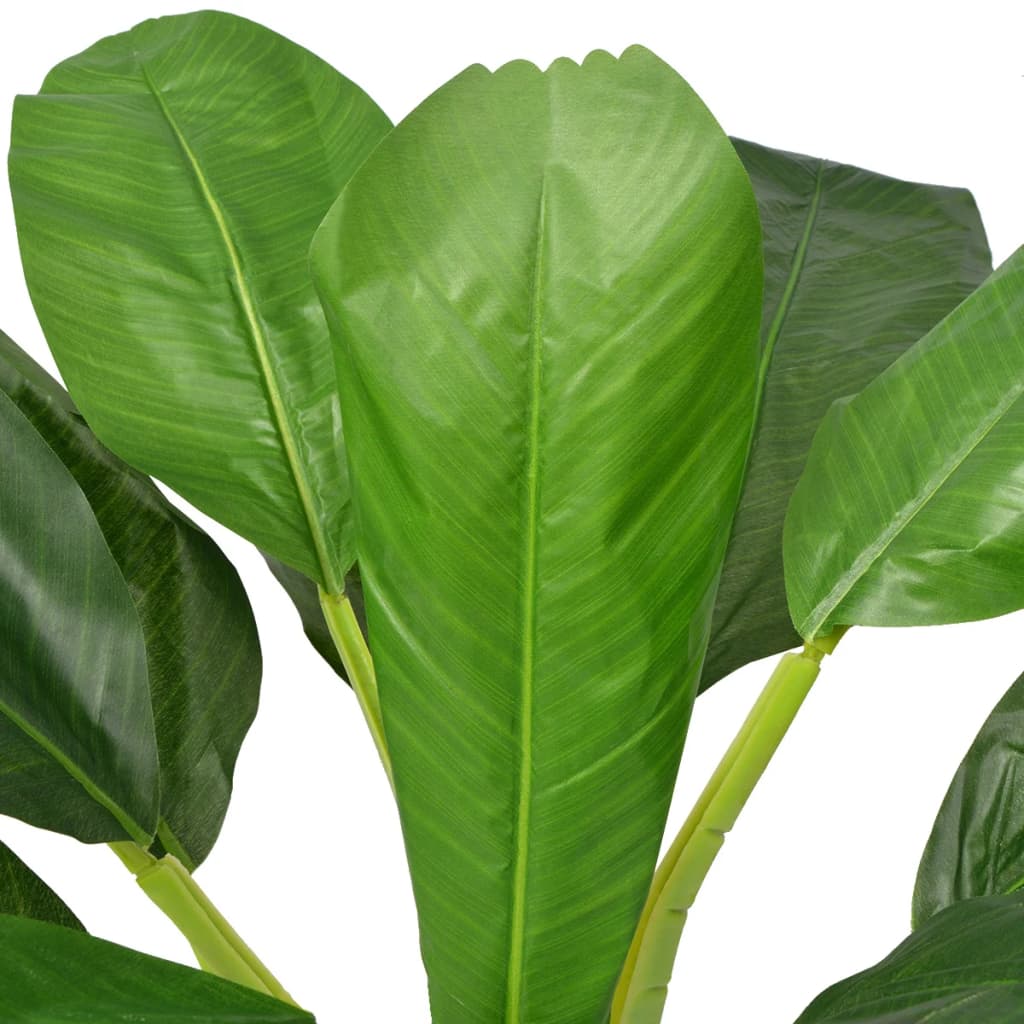 Árbol bananero artificial con macetero 150 cm verde
