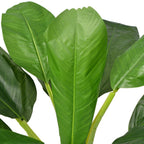 Árbol bananero artificial con macetero 150 cm verde