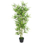 Árbol de bambú artificial con maceta 120 cm verde