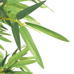Artificial bamboo tree with pot 120 cm green