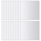 Azulejos de espejo 24 unidades cuadrados vidrio
